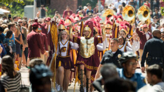 The Trojan Family welcomed into USC Village