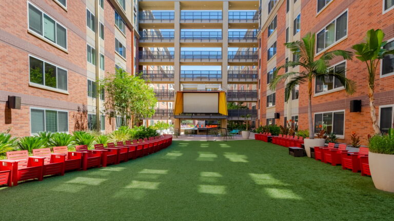 Spacious, exclusive outdoor amphitheater for residents