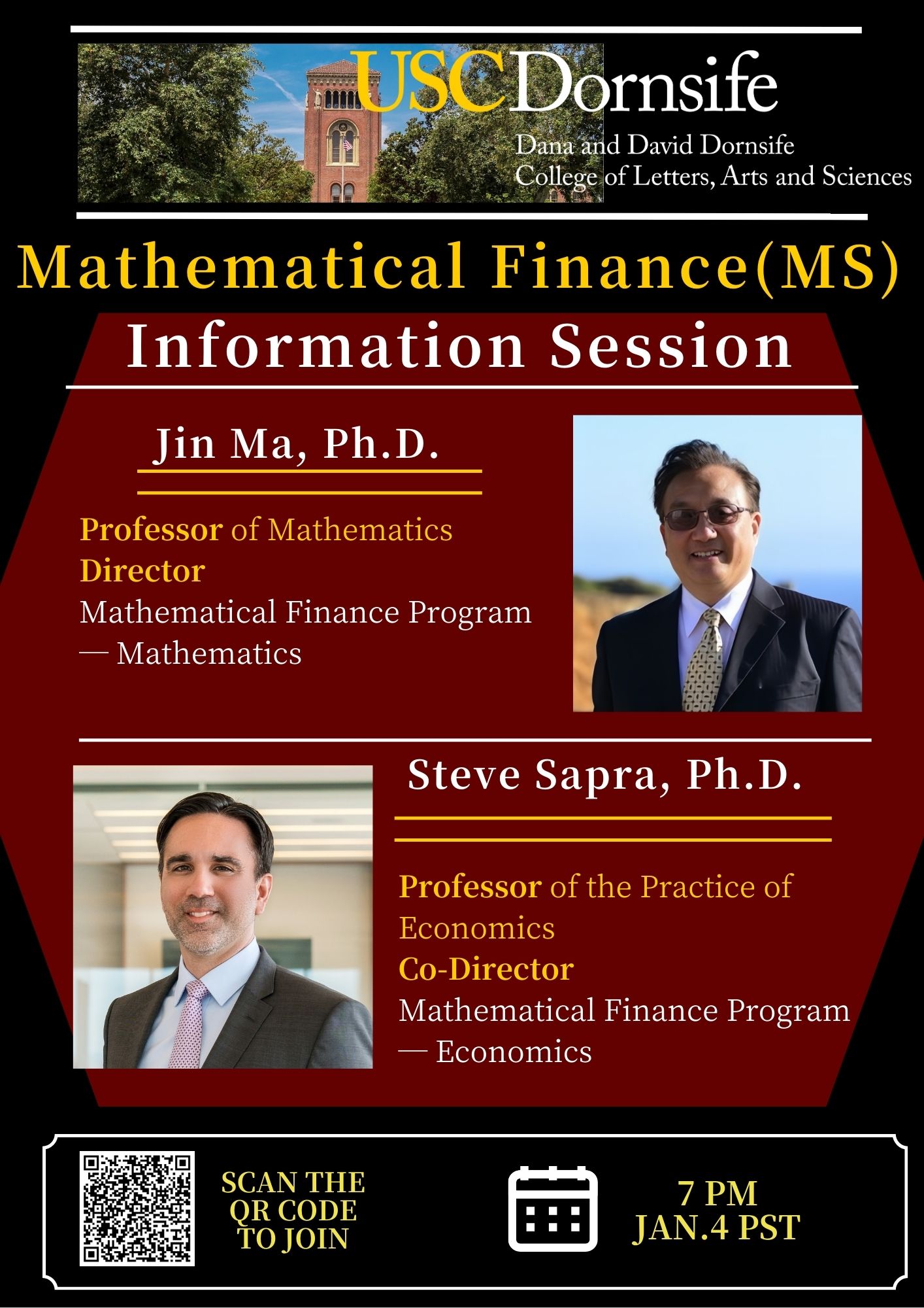 Mathematical Finance(MS) Information Session