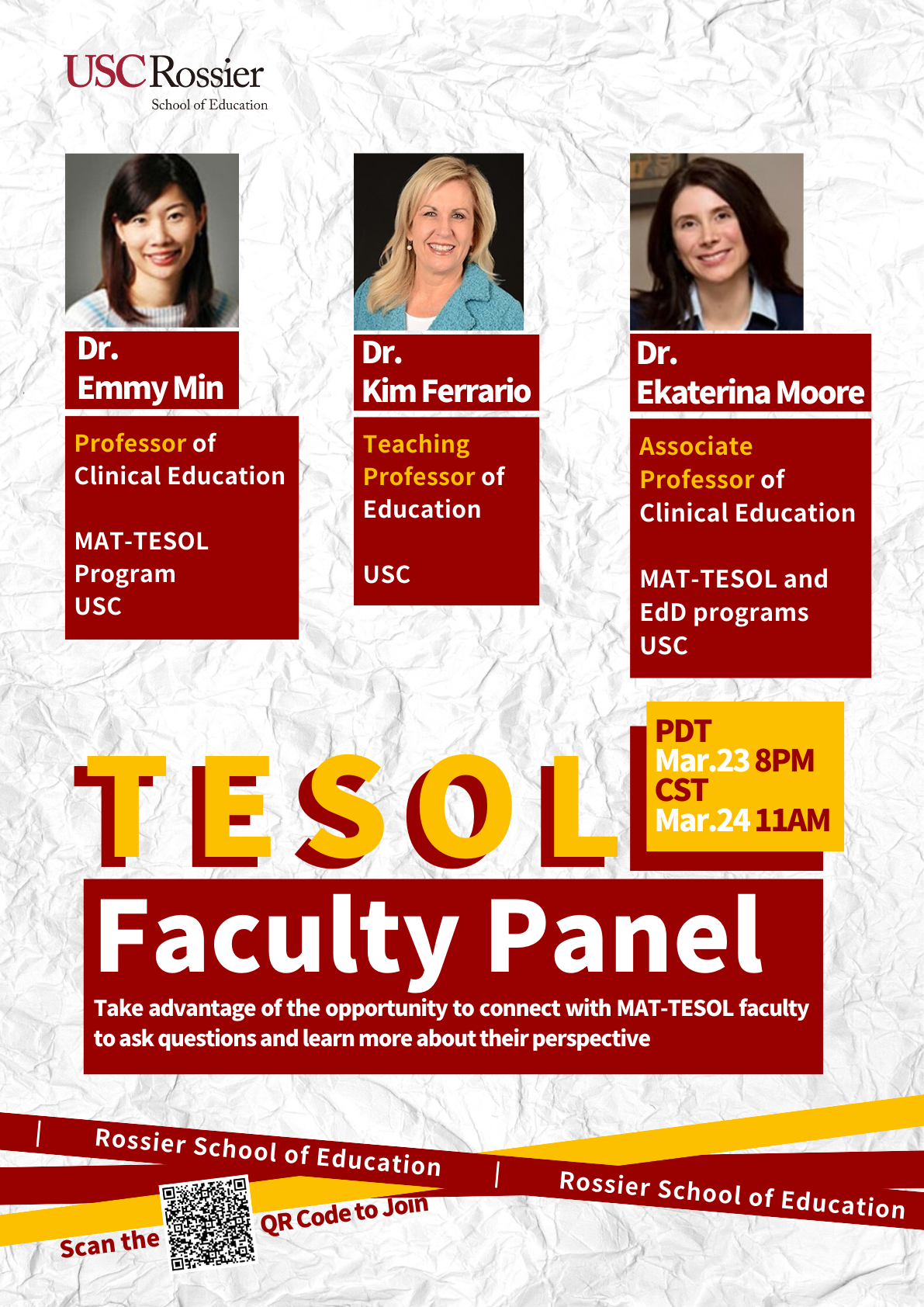 TESOL Faculty Panel
