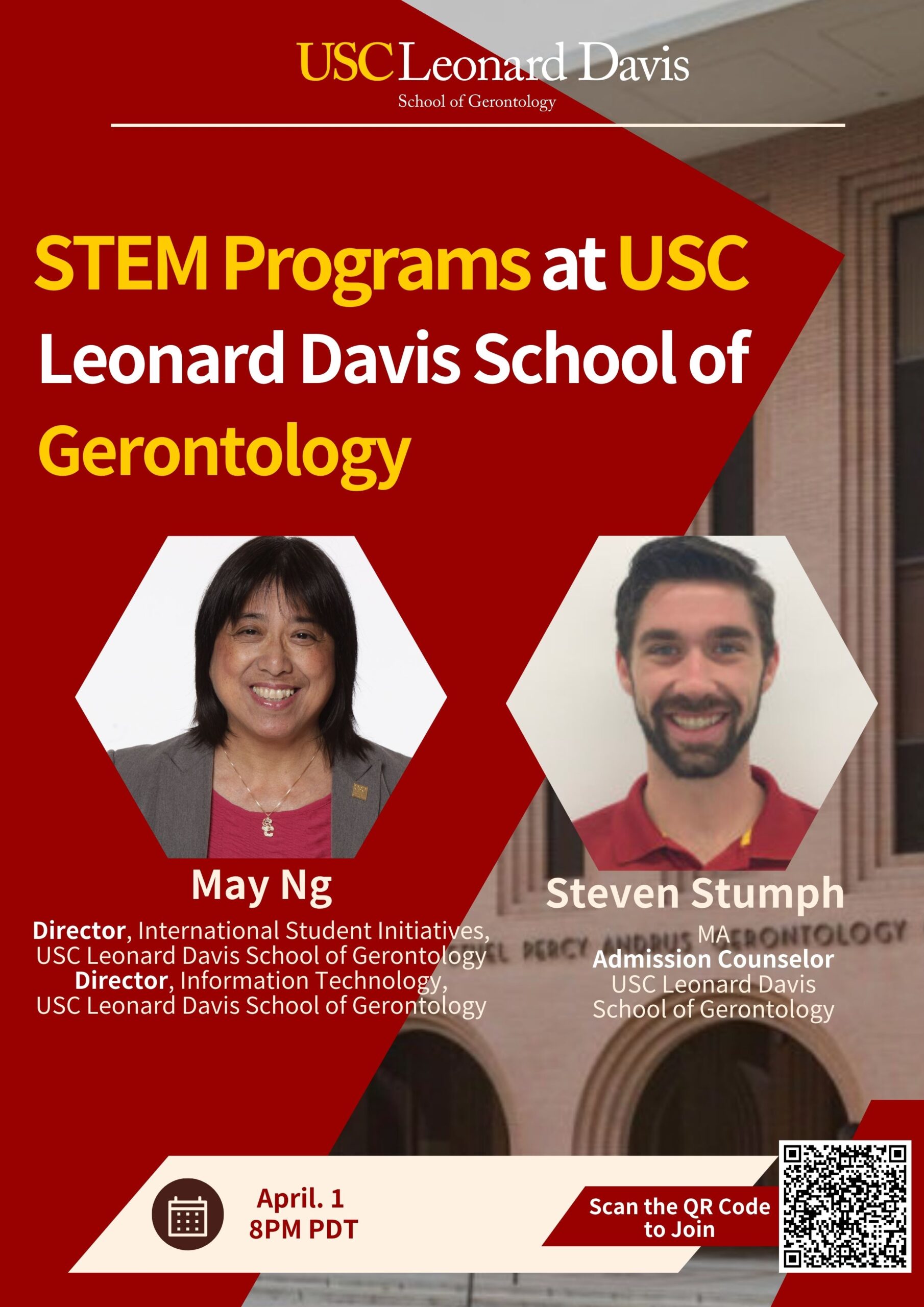 STEM Programs at USC Leonard Davis School of Gerontology