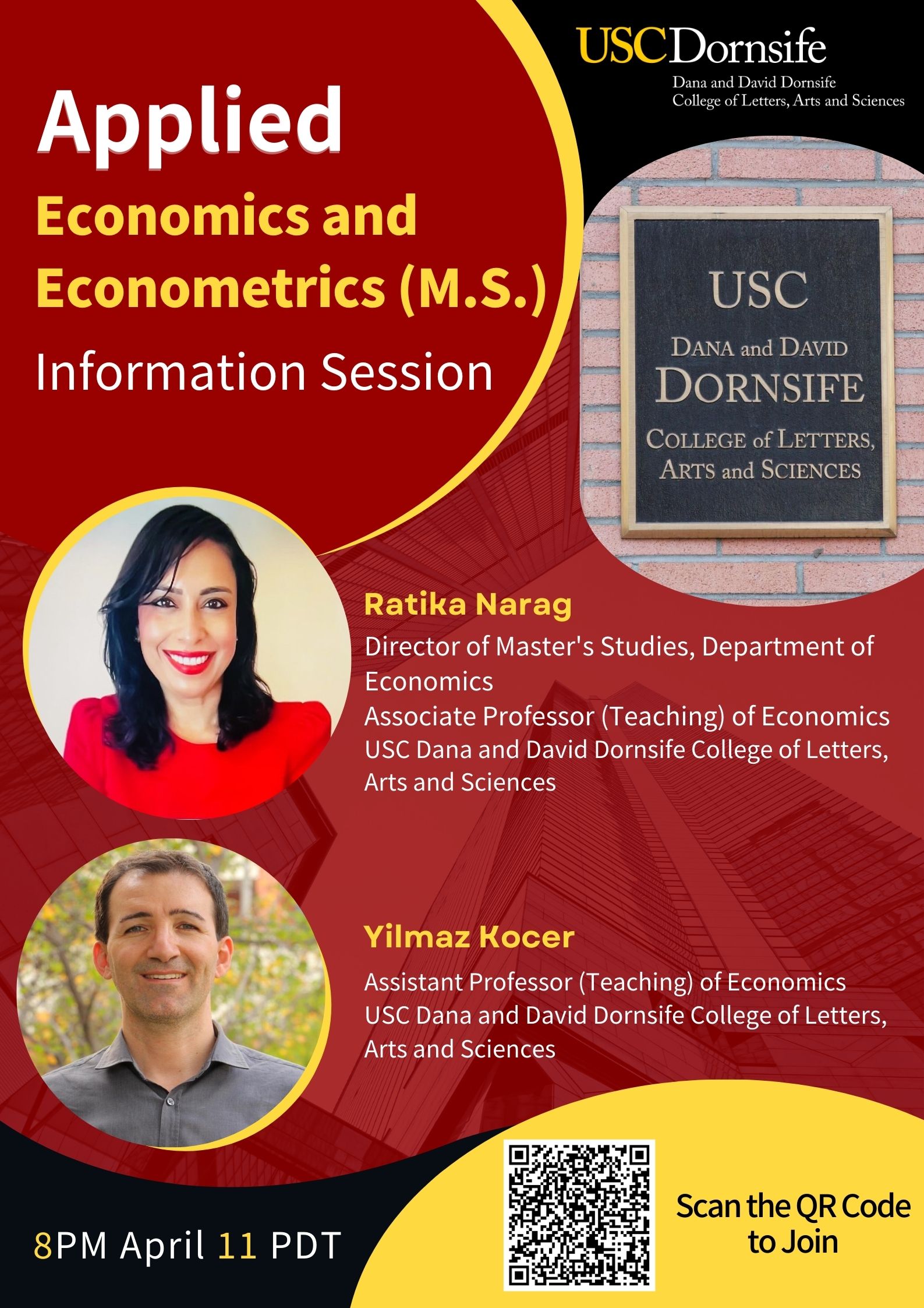 Applied Economics and Econometrics(M.S.) Information Session