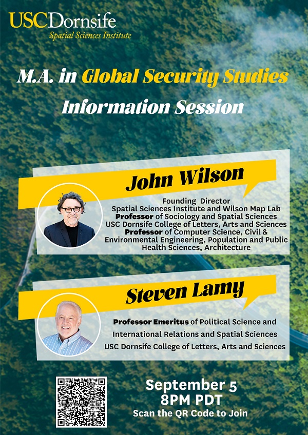 M.A. in Global Security Studies Information Session