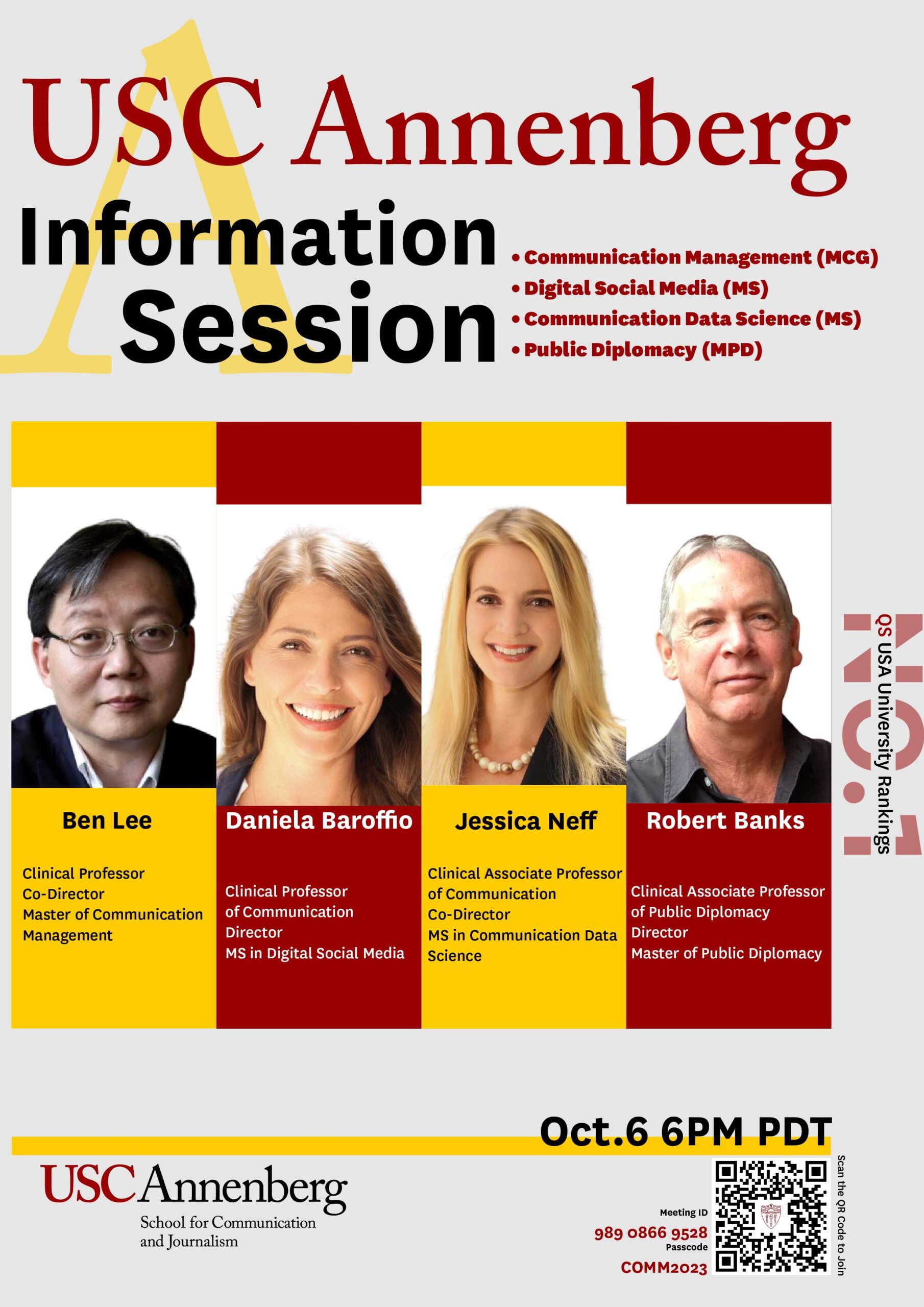 USC Annenberg Information session