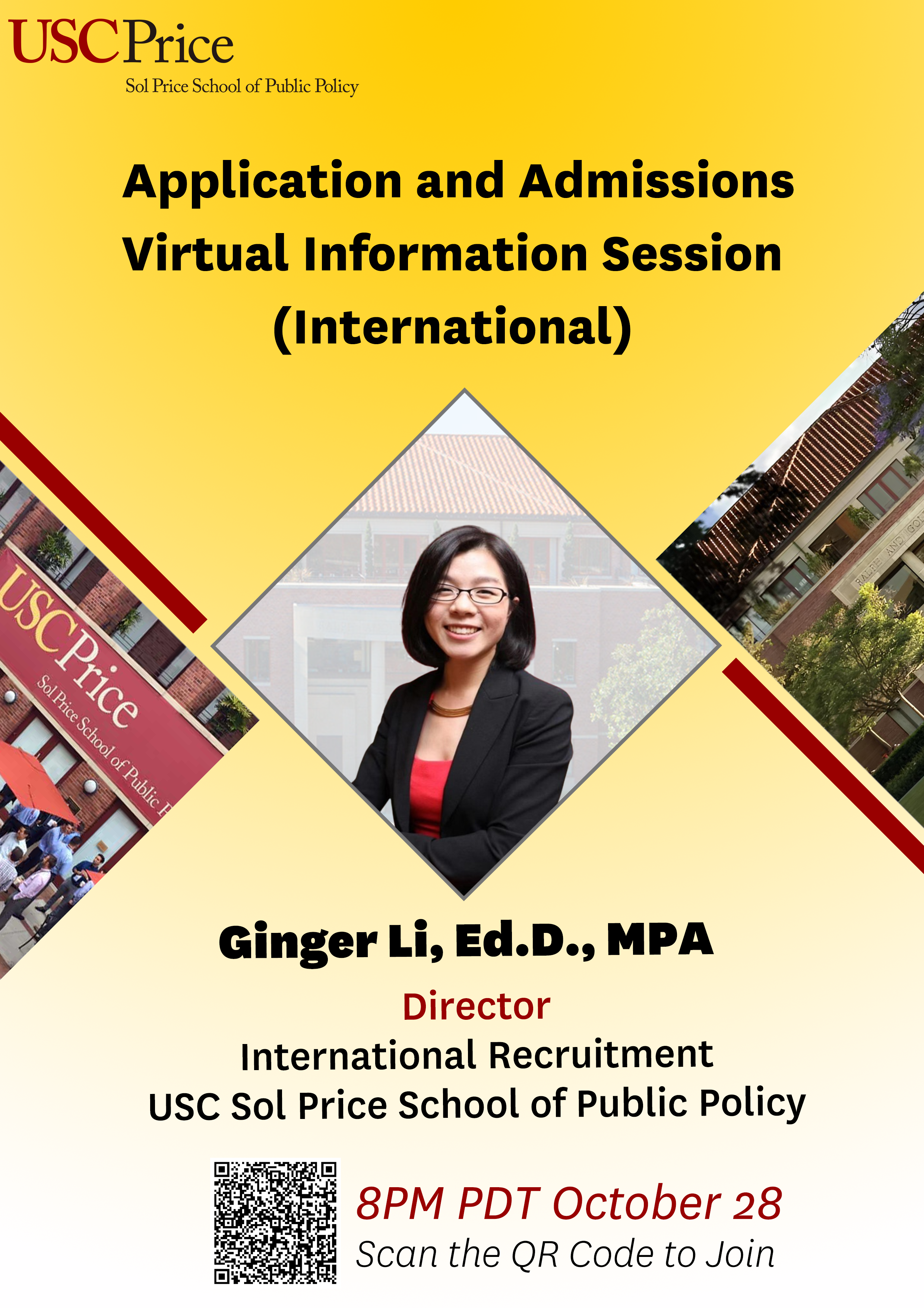 Application and Admissions Virtual Information Session (International)