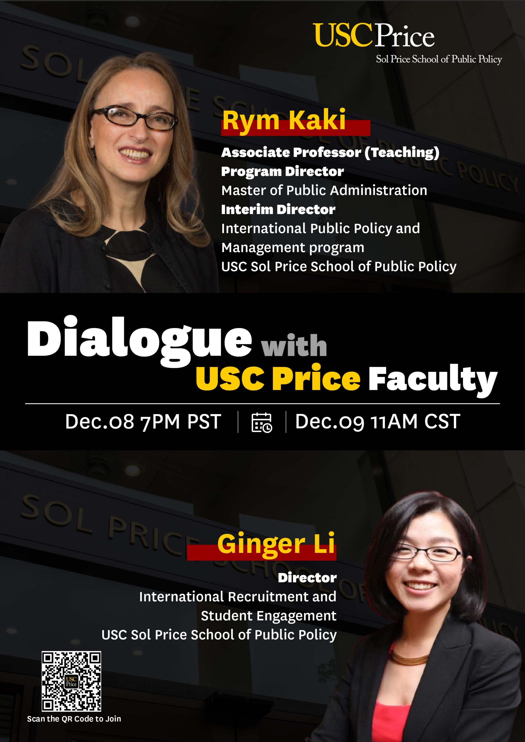 Dialogue with USC Price Faculty