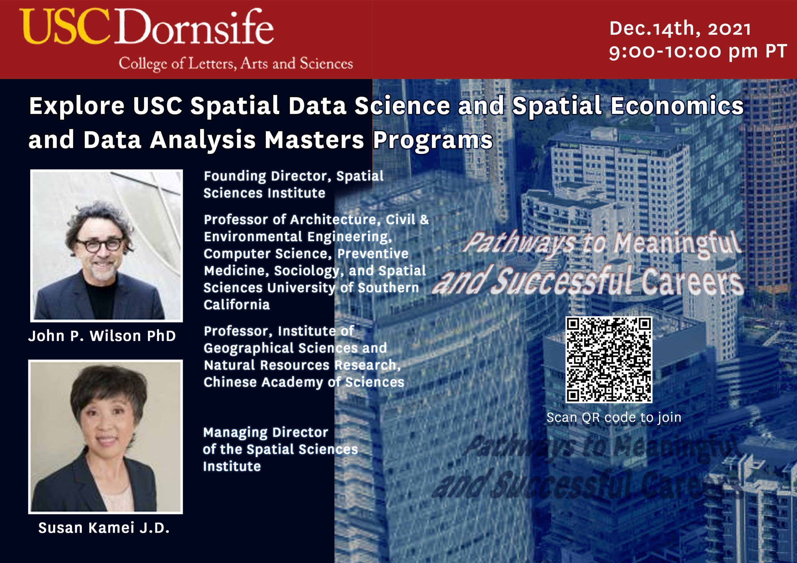 USC Spatial Data Science and Spatial Economics and Data Analysis Masters Programs: Pathways to Meaningful and Successful Careers