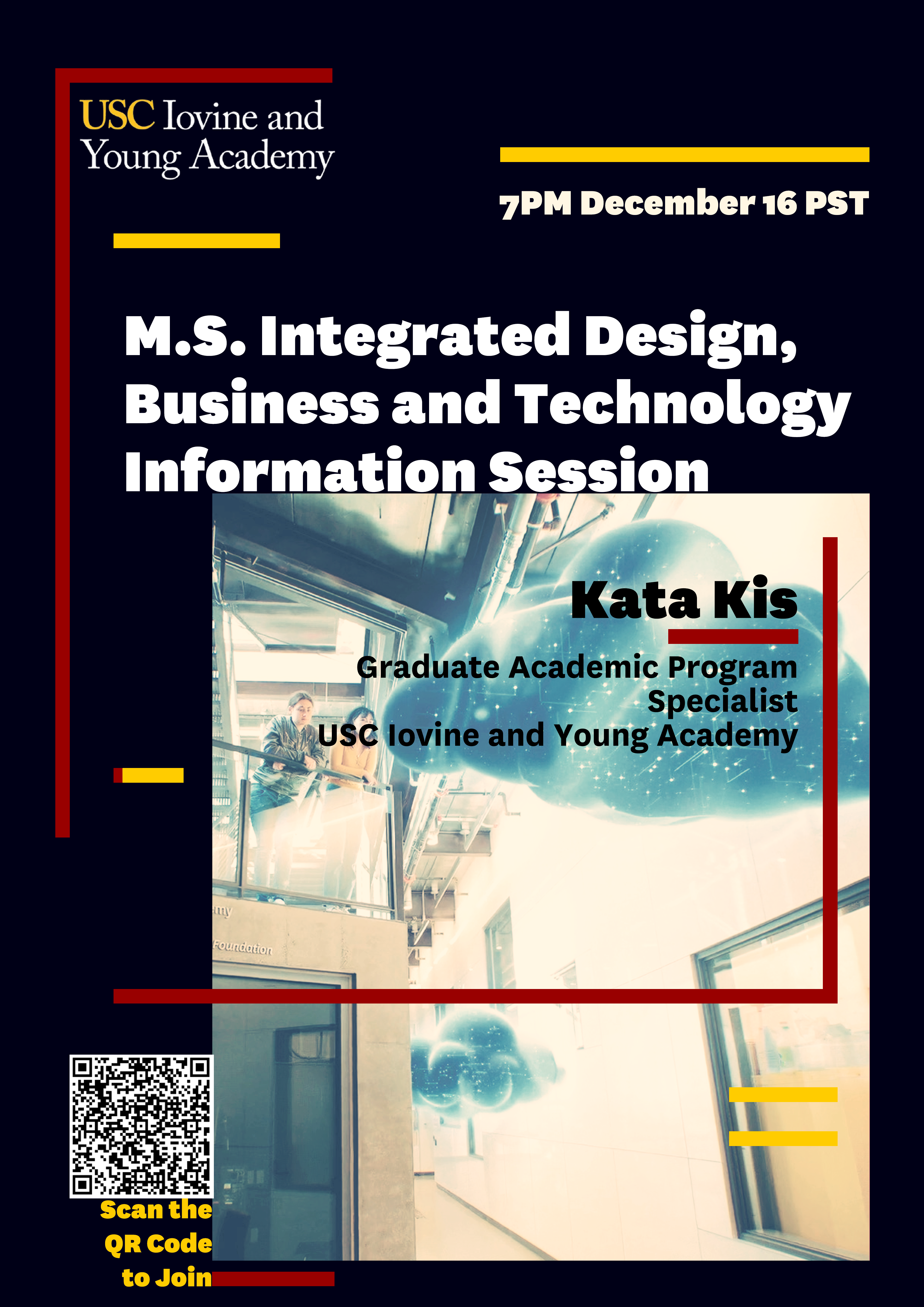 M.S. Integrated Design, Business and Technology Information Session